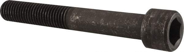 Holo-Krome - 7/8-9 UNC Hex Socket Drive, Socket Cap Screw - Alloy Steel, Black Oxide Finish, Partially Threaded, 6" Length Under Head - Eagle Tool & Supply