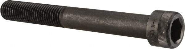 Holo-Krome - 7/8-9 UNC Hex Socket Drive, Socket Cap Screw - Alloy Steel, Black Oxide Finish, Partially Threaded, 7" Length Under Head - Eagle Tool & Supply