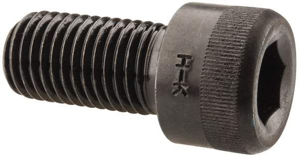 Holo-Krome - 1-8 UNC Hex Socket Drive, Socket Cap Screw - Alloy Steel, Black Oxide Finish, Fully Threaded, 2" Length Under Head - Eagle Tool & Supply
