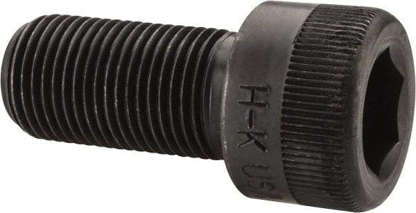 Holo-Krome - 1-8 UNC Hex Socket Drive, Socket Cap Screw - Alloy Steel, Black Oxide Finish, Fully Threaded, 2-3/4" Length Under Head - Eagle Tool & Supply