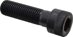 Holo-Krome - 1-8 UNC Hex Socket Drive, Socket Cap Screw - Alloy Steel, Black Oxide Finish, Partially Threaded, 3-1/2" Length Under Head - Eagle Tool & Supply