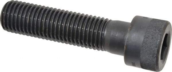 Holo-Krome - 1-8 UNC Hex Socket Drive, Socket Cap Screw - Alloy Steel, Black Oxide Finish, Partially Threaded, 4" Length Under Head - Eagle Tool & Supply