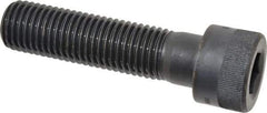 Holo-Krome - 1-8 UNC Hex Socket Drive, Socket Cap Screw - Alloy Steel, Black Oxide Finish, Partially Threaded, 4" Length Under Head - Eagle Tool & Supply