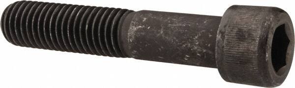 Holo-Krome - 1-8 UNC Hex Socket Drive, Socket Cap Screw - Alloy Steel, Black Oxide Finish, Partially Threaded, 4-1/2" Length Under Head - Eagle Tool & Supply