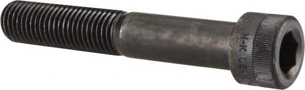 Holo-Krome - 1-8 UNC Hex Socket Drive, Socket Cap Screw - Alloy Steel, Black Oxide Finish, Partially Threaded, 6" Length Under Head - Eagle Tool & Supply