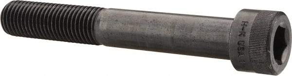 Holo-Krome - 1-8 UNC Hex Socket Drive, Socket Cap Screw - Alloy Steel, Black Oxide Finish, Partially Threaded, 7" Length Under Head - Eagle Tool & Supply