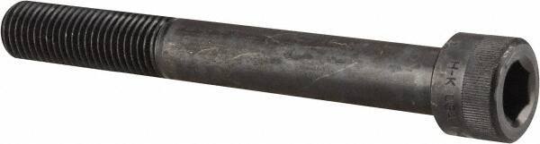 Holo-Krome - 1-8 UNC Hex Socket Drive, Socket Cap Screw - Alloy Steel, Black Oxide Finish, Partially Threaded, 8" Length Under Head - Eagle Tool & Supply