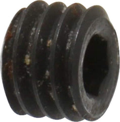 Holo-Krome - #8-36 UNF, 1/8" OAL, Cup Point Set Screw - Grade 8 Alloy Steel, 5/64" Key - Eagle Tool & Supply