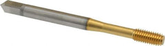 OSG - M5x0.80 Metric Coarse D4 Thread Limit Modified Bottoming Thread Forming Tap - Cobalt, TiN Finish, 2-3/8" OAL, 7/8" Thread Length, Right Hand Thread, Series HY-PRO NRT - Eagle Tool & Supply