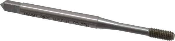 OSG - M3x0.50 Metric Coarse D3 Thread Limit Bottoming Thread Forming Tap - Cobalt, Bright Finish, 1-15/16" OAL, 5/8" Thread Length, Right Hand Thread, Series HY-PRO NRT - Eagle Tool & Supply