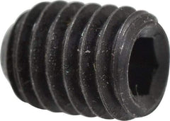 Holo-Krome - #10-32 UNF, 1/4" OAL, Cup Point Set Screw - Grade 8 Alloy Steel, 3/32" Key - Eagle Tool & Supply