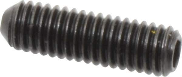 Holo-Krome - #10-32 UNF, 5/8" OAL, Cup Point Set Screw - Grade 8 Alloy Steel, 3/32" Key - Eagle Tool & Supply