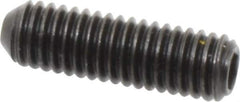 Holo-Krome - #10-32 UNF, 5/8" OAL, Cup Point Set Screw - Grade 8 Alloy Steel, 3/32" Key - Eagle Tool & Supply
