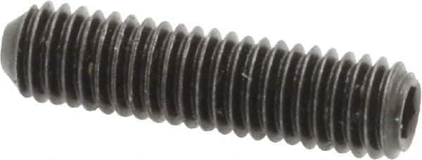 Holo-Krome - #10-32 UNF, 3/4" OAL, Cup Point Set Screw - Grade 8 Alloy Steel, 3/32" Key - Eagle Tool & Supply
