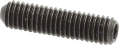 Holo-Krome - #10-32 UNF, 3/4" OAL, Cup Point Set Screw - Grade 8 Alloy Steel, 3/32" Key - Eagle Tool & Supply