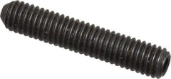 Holo-Krome - #10-32 UNF, 1" OAL, Cup Point Set Screw - Grade 8 Alloy Steel, 3/32" Key - Eagle Tool & Supply