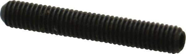 Holo-Krome - #10-32 UNF, 1-1/4" OAL, Cup Point Set Screw - Grade 8 Alloy Steel, 3/32" Key - Eagle Tool & Supply