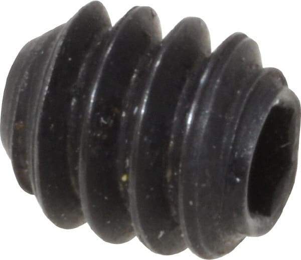 Holo-Krome - #4-40 UNC, 1/8" OAL, Cup Point Set Screw - Grade 8 Alloy Steel, 0.05" Key - Eagle Tool & Supply