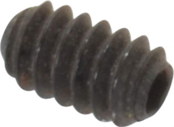 Holo-Krome - #4-40 UNC, 3/16" OAL, Cup Point Set Screw - Grade 8 Alloy Steel, 0.05" Key - Eagle Tool & Supply