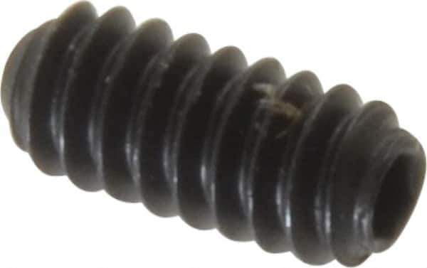 Holo-Krome - #4-40 UNC, 1/4" OAL, Cup Point Set Screw - Grade 8 Alloy Steel, 0.05" Key - Eagle Tool & Supply