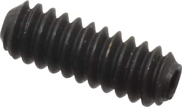 Holo-Krome - #4-40 UNC, 5/16" OAL, Cup Point Set Screw - Grade 8 Alloy Steel, 0.05" Key - Eagle Tool & Supply