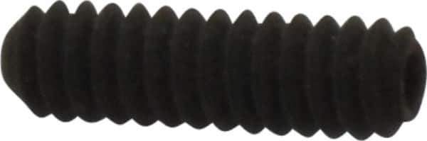 Holo-Krome - #4-40 UNC, 3/8" OAL, Cup Point Set Screw - Grade 8 Alloy Steel, 0.05" Key - Eagle Tool & Supply