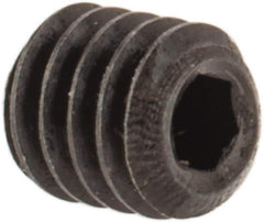 Holo-Krome - #4-48 UNF, 1/8" OAL, Cup Point Set Screw - Grade 8 Alloy Steel, 0.05" Key - Eagle Tool & Supply