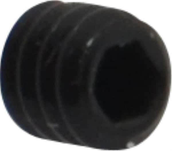 Holo-Krome - #5-40 UNC, 1/8" OAL, Cup Point Set Screw - Grade 8 Alloy Steel, 1/16" Key - Eagle Tool & Supply