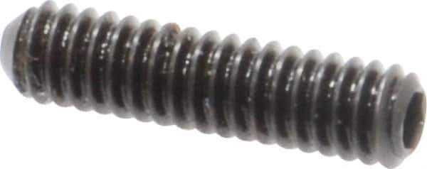 Holo-Krome - #5-40 UNC, 1/2" OAL, Cup Point Set Screw - Grade 8 Alloy Steel, 1/16" Key - Eagle Tool & Supply