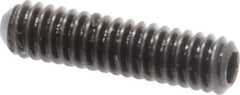 Holo-Krome - #5-40 UNC, 1/2" OAL, Cup Point Set Screw - Grade 8 Alloy Steel, 1/16" Key - Eagle Tool & Supply
