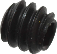 Holo-Krome - #6-32 UNC, 1/8" OAL, Cup Point Set Screw - Grade 8 Alloy Steel, 1/16" Key - Eagle Tool & Supply