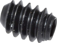 Holo-Krome - #6-32 UNC, 3/16" OAL, Cup Point Set Screw - Grade 8 Alloy Steel, 1/16" Key - Eagle Tool & Supply