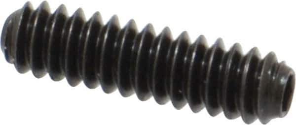Holo-Krome - #6-32 UNC, 1/2" OAL, Cup Point Set Screw - Grade 8 Alloy Steel, 1/16" Key - Eagle Tool & Supply