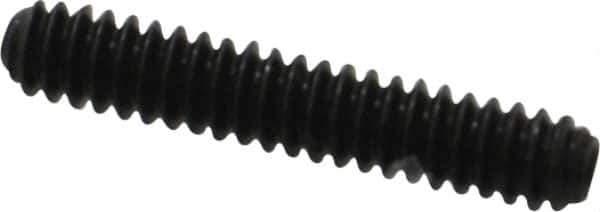 Holo-Krome - #6-32 UNC, 3/4" OAL, Cup Point Set Screw - Grade 8 Alloy Steel, 1/16" Key - Eagle Tool & Supply