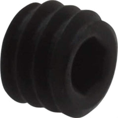 Holo-Krome - #8-32 UNC, 1/8" OAL, Cup Point Set Screw - Grade 8 Alloy Steel, 5/64" Key - Eagle Tool & Supply