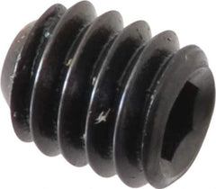 Holo-Krome - #8-32 UNC, 3/16" OAL, Cup Point Set Screw - Grade 8 Alloy Steel, 5/64" Key - Eagle Tool & Supply