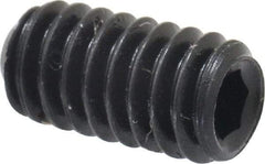 Holo-Krome - #8-32 UNC, 5/16" OAL, Cup Point Set Screw - Grade 8 Alloy Steel, 5/64" Key - Eagle Tool & Supply