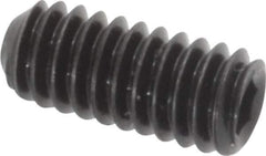 Holo-Krome - #8-32 UNC, 3/8" OAL, Cup Point Set Screw - Grade 8 Alloy Steel, 5/64" Key - Eagle Tool & Supply