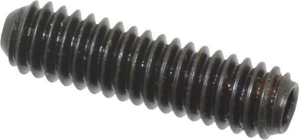 Holo-Krome - #8-32 UNC, 5/8" OAL, Cup Point Set Screw - Grade 8 Alloy Steel, 5/64" Key - Eagle Tool & Supply