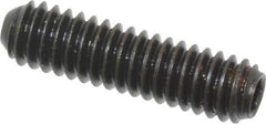 Holo-Krome - #8-32 UNC, 5/8" OAL, Cup Point Set Screw - Grade 8 Alloy Steel, 5/64" Key - Eagle Tool & Supply