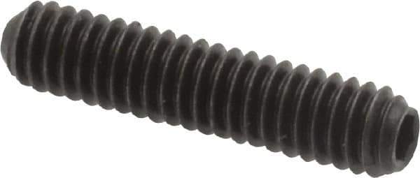 Holo-Krome - #8-32 UNC, 3/4" OAL, Cup Point Set Screw - Grade 8 Alloy Steel, 5/64" Key - Eagle Tool & Supply