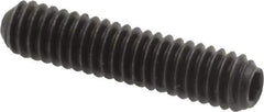 Holo-Krome - #8-32 UNC, 3/4" OAL, Cup Point Set Screw - Grade 8 Alloy Steel, 5/64" Key - Eagle Tool & Supply
