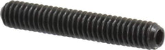 Holo-Krome - #8-32 UNC, 1" OAL, Cup Point Set Screw - Grade 8 Alloy Steel, 5/64" Key - Eagle Tool & Supply