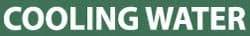 NMC - Pipe Marker with Cooling Water Legend and No Graphic - 3/4 to 1-1/4" Pipe Outside Diam, White on Green - Eagle Tool & Supply