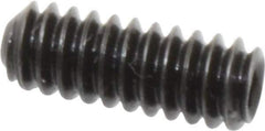 Holo-Krome - #10-24 UNC, 1/2" OAL, Cup Point Set Screw - Grade 8 Alloy Steel, 3/32" Key - Eagle Tool & Supply