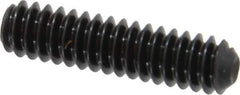 Holo-Krome - #10-24 UNC, 3/4" OAL, Cup Point Set Screw - Grade 8 Alloy Steel, 3/32" Key - Eagle Tool & Supply