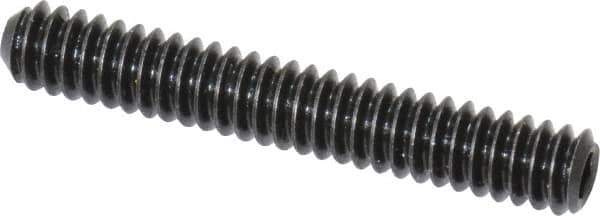 Holo-Krome - #10-24 UNC, 1-1/4" OAL, Cup Point Set Screw - Grade 8 Alloy Steel, 3/32" Key - Eagle Tool & Supply