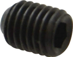 Holo-Krome - 1/4-28 UNF, 5/16" OAL, Cup Point Set Screw - Grade 8 Alloy Steel, 1/8" Key - Eagle Tool & Supply