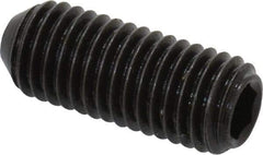 Holo-Krome - 1/4-28 UNF, 5/8" OAL, Cup Point Set Screw - Grade 8 Alloy Steel, 1/8" Key - Eagle Tool & Supply