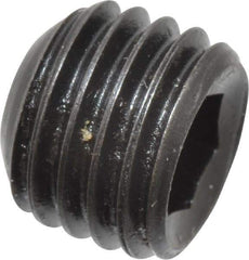 Holo-Krome - 5/16-24 UNF, 1/4" OAL, Cup Point Set Screw - Grade 8 Alloy Steel, 5/32" Key - Eagle Tool & Supply